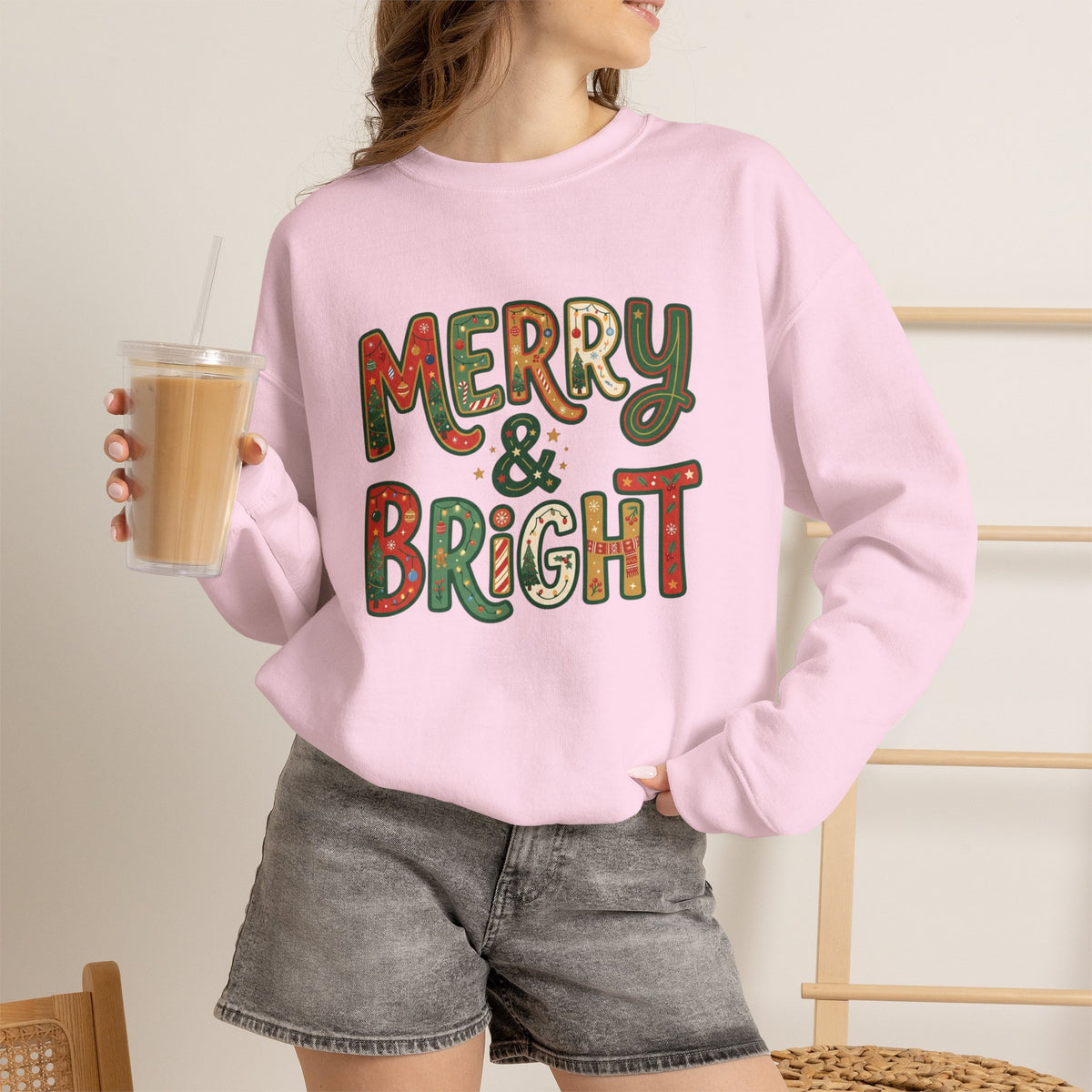 Merry & Bright Christmas Sweatshirt