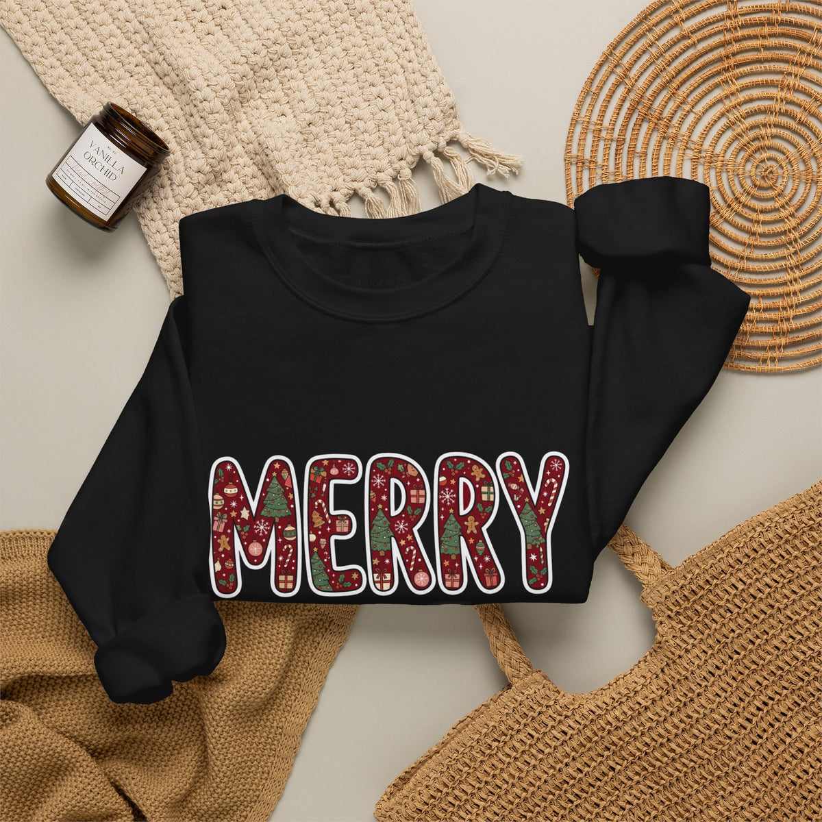 Merry Holiday Crewneck Sweatshirt