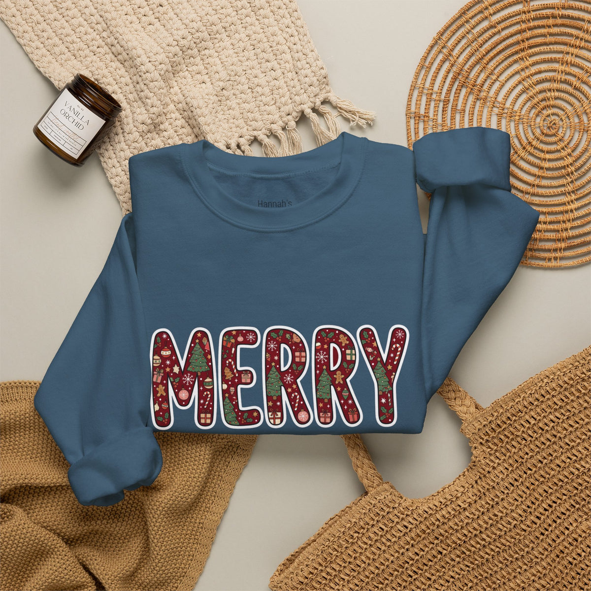 Merry Holiday Crewneck Sweatshirt