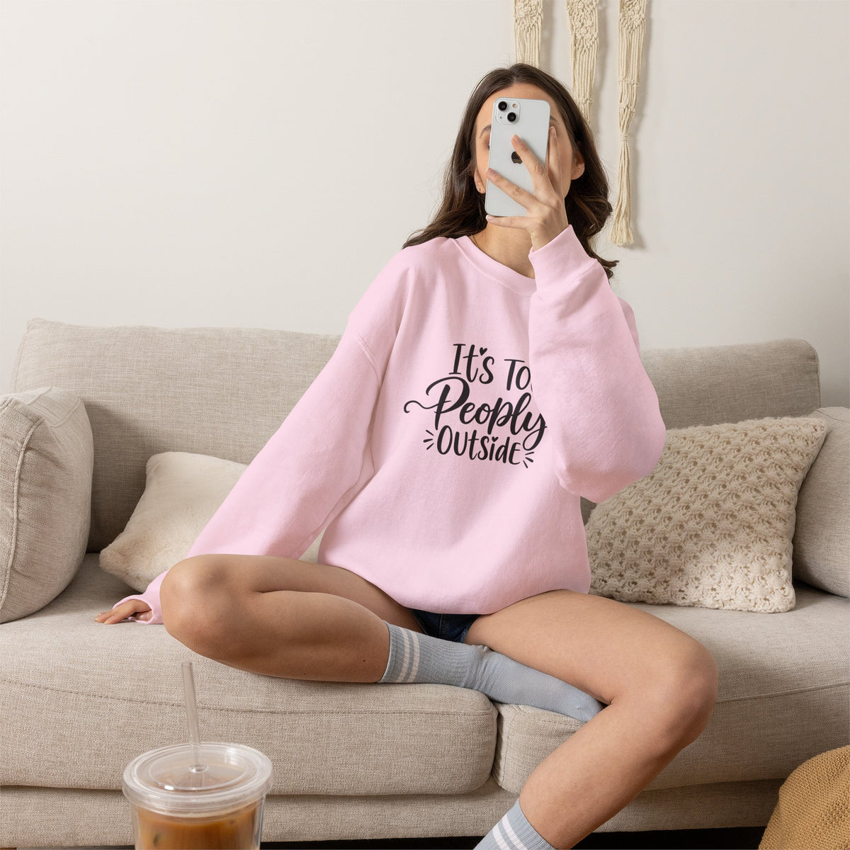It’s Too Peopley Outside Sweatshirt
