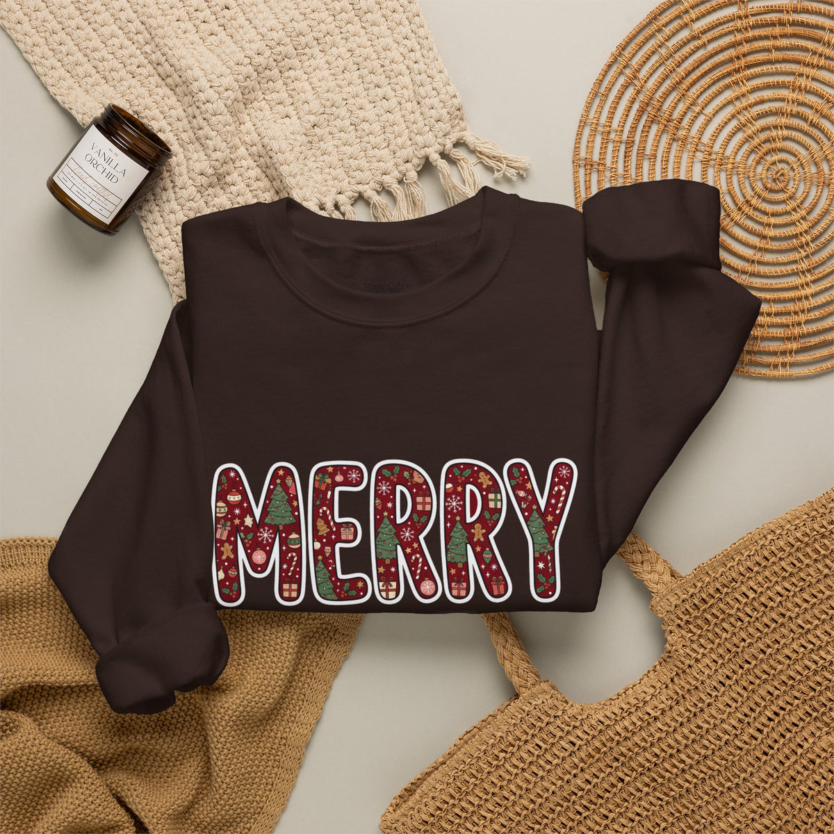 Merry Holiday Crewneck Sweatshirt
