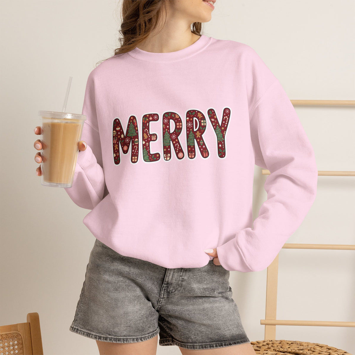 Merry Holiday Crewneck Sweatshirt