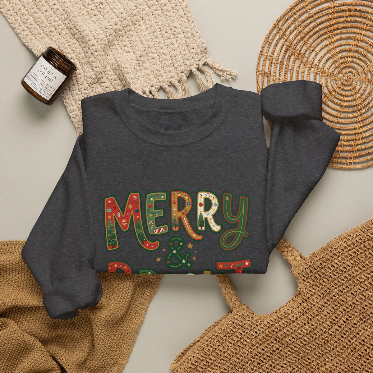 Merry & Bright Christmas Sweatshirt