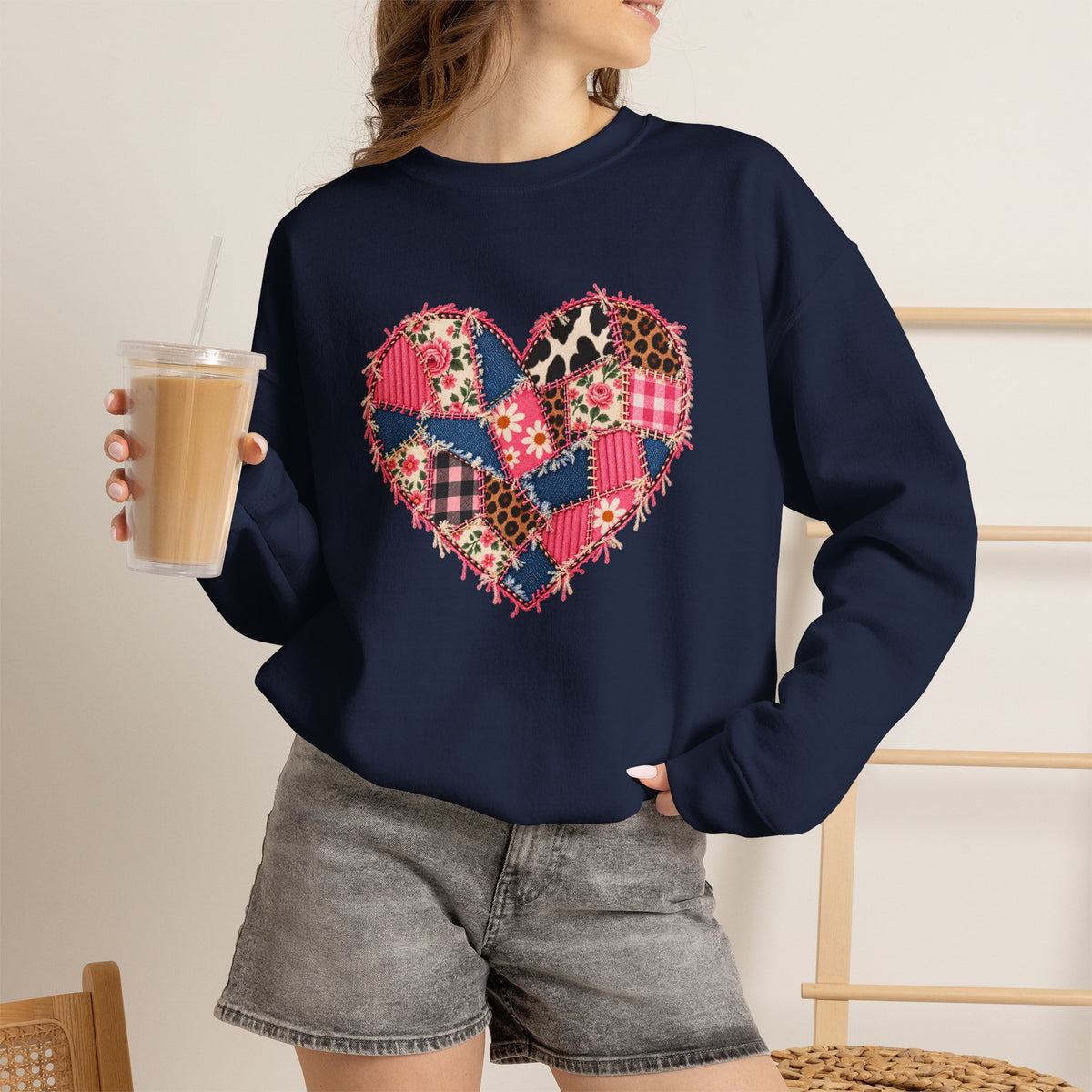 Heart Crewneck Sweatshirt