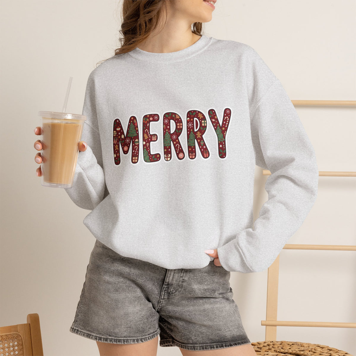 Merry Holiday Crewneck Sweatshirt
