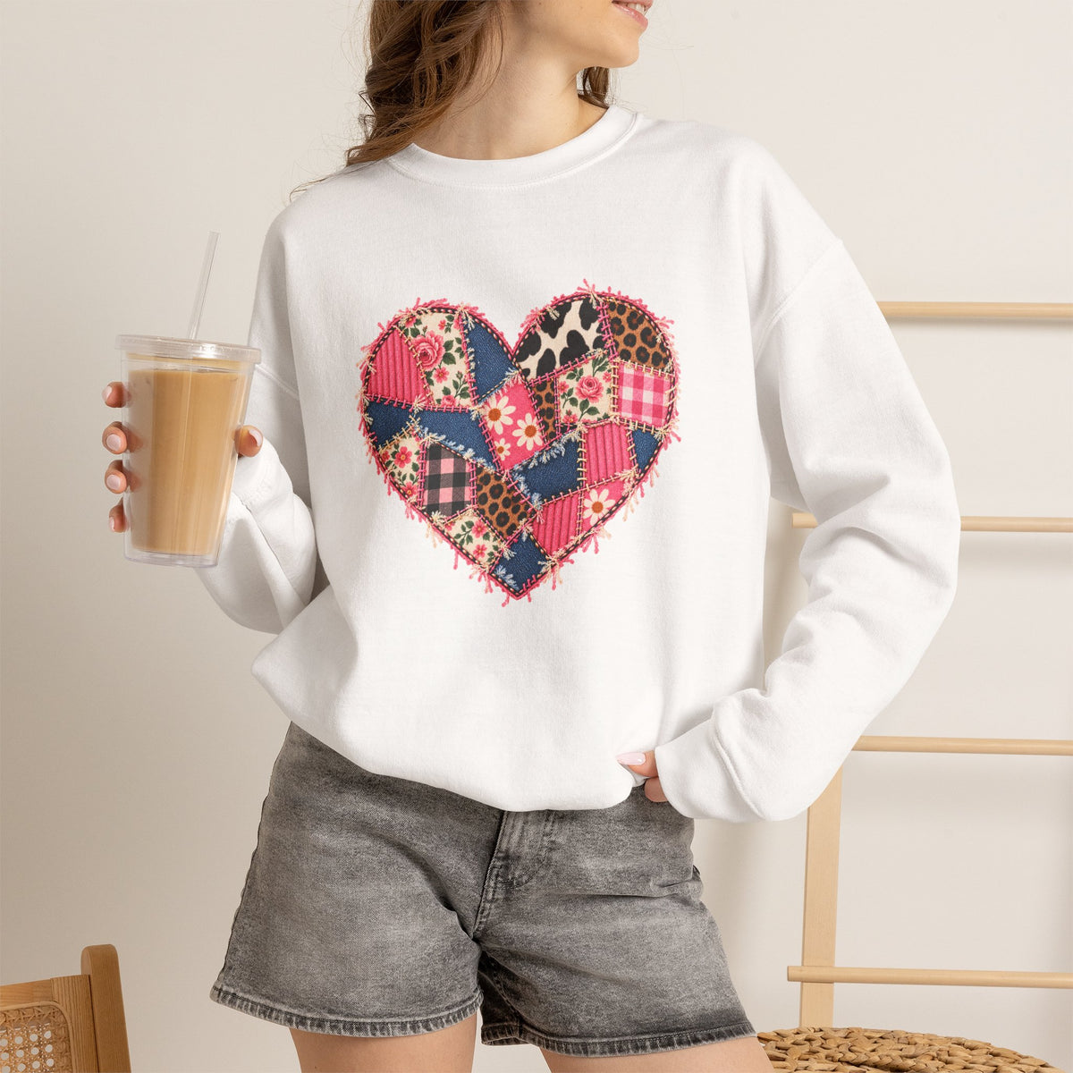 Heart Crewneck Sweatshirt
