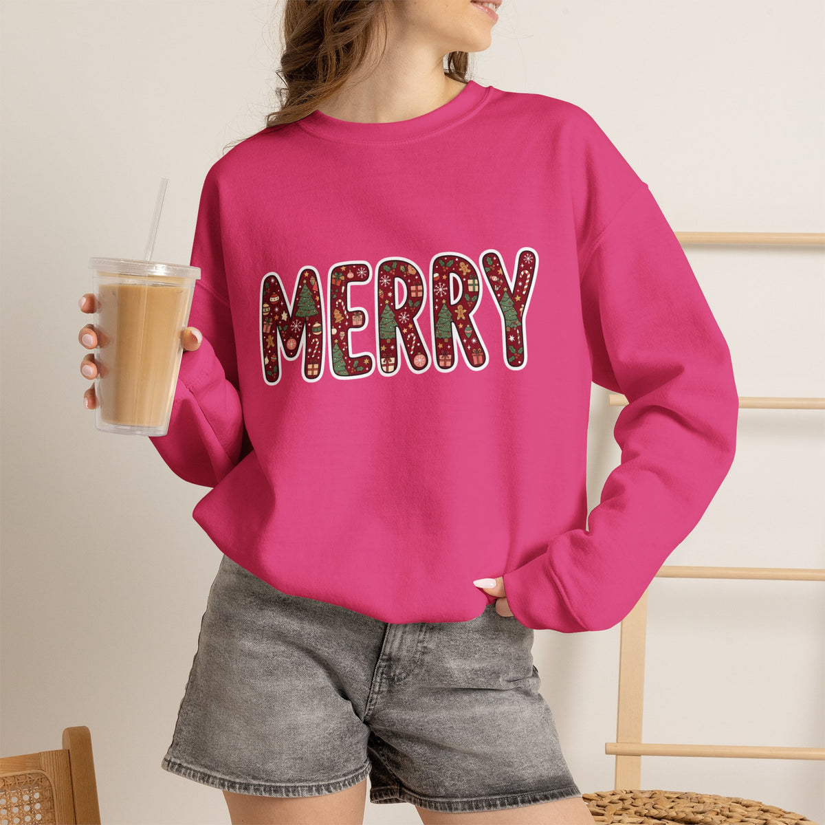 Merry Holiday Crewneck Sweatshirt