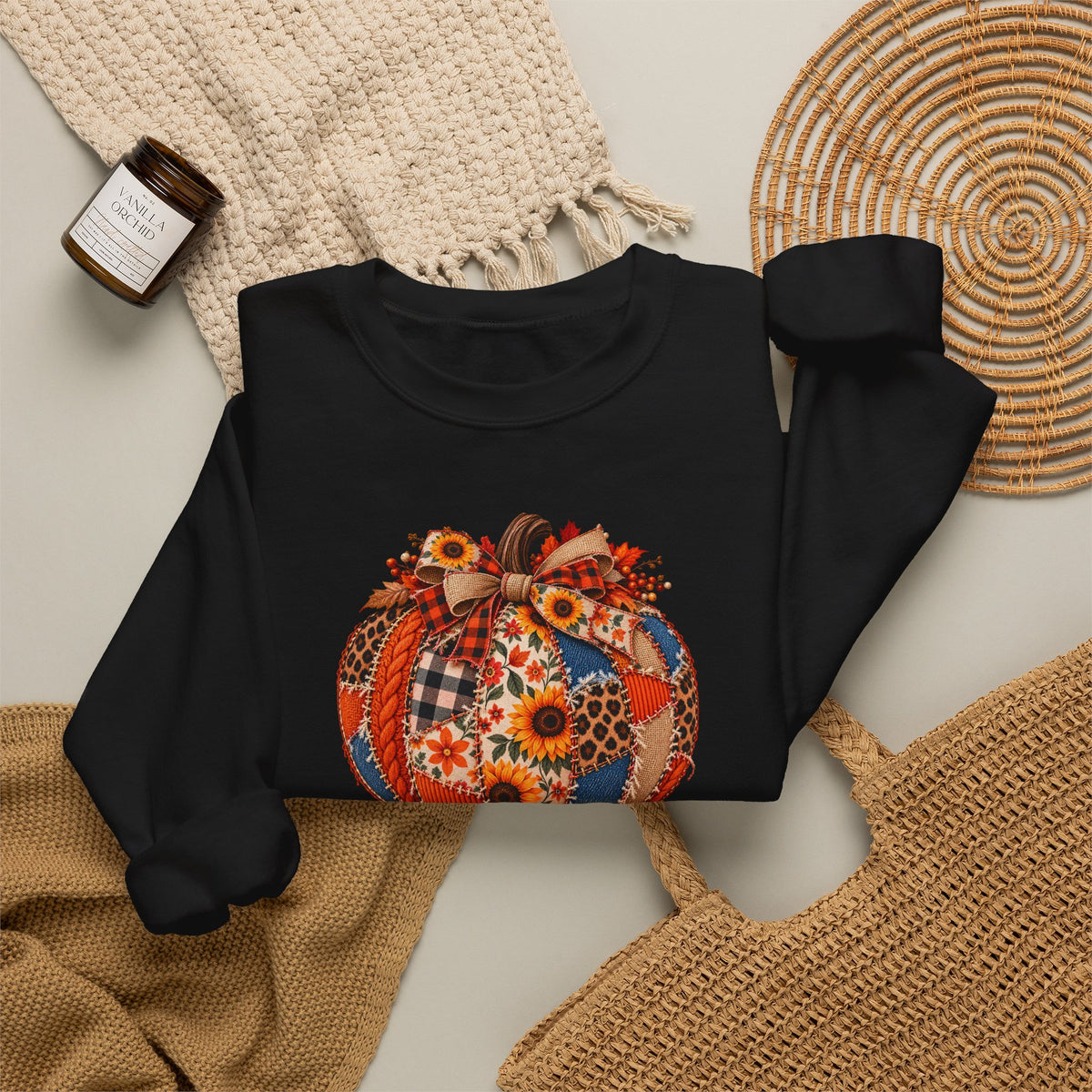 Autumn Pumpkin Crewneck Sweatshirt