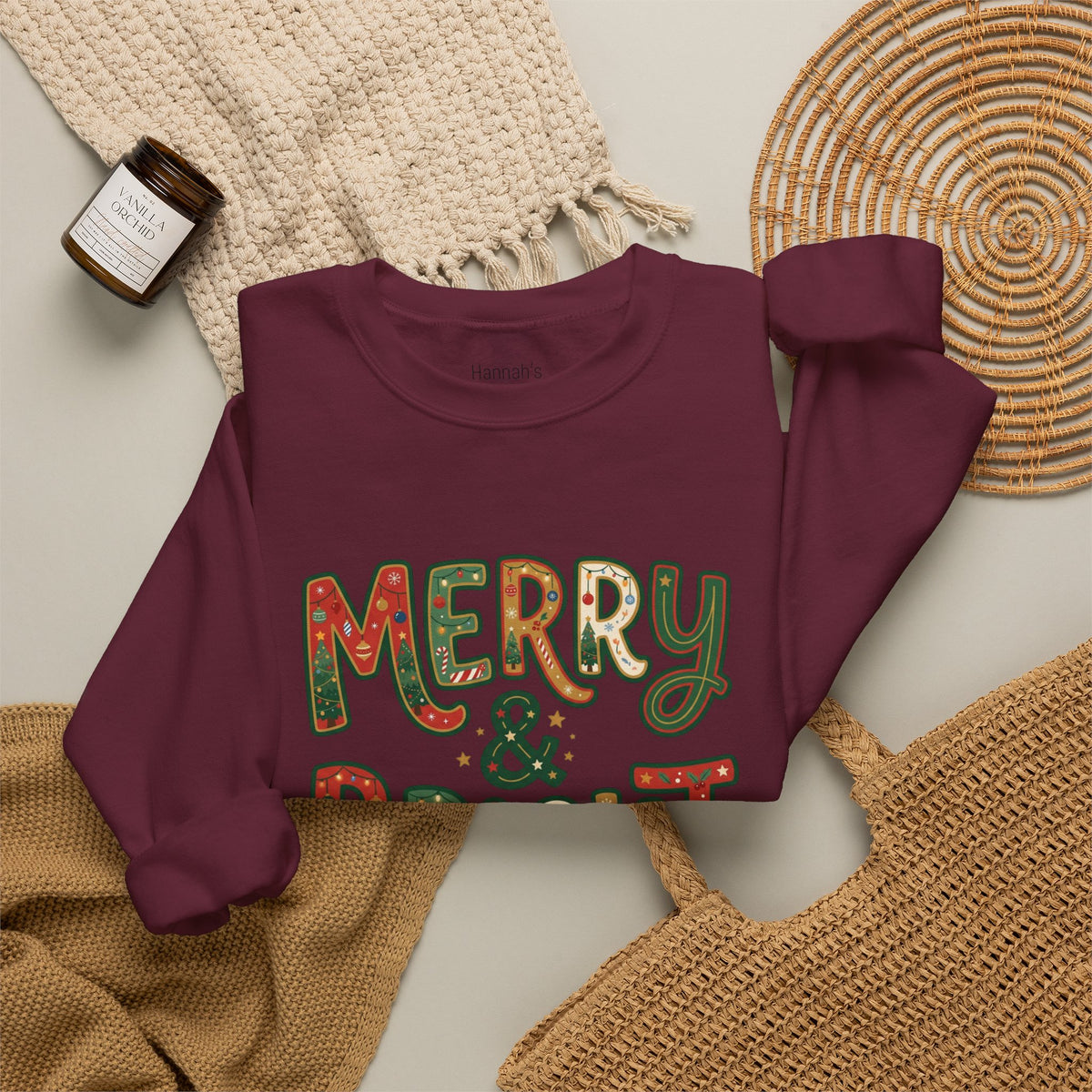 Merry & Bright Christmas Sweatshirt