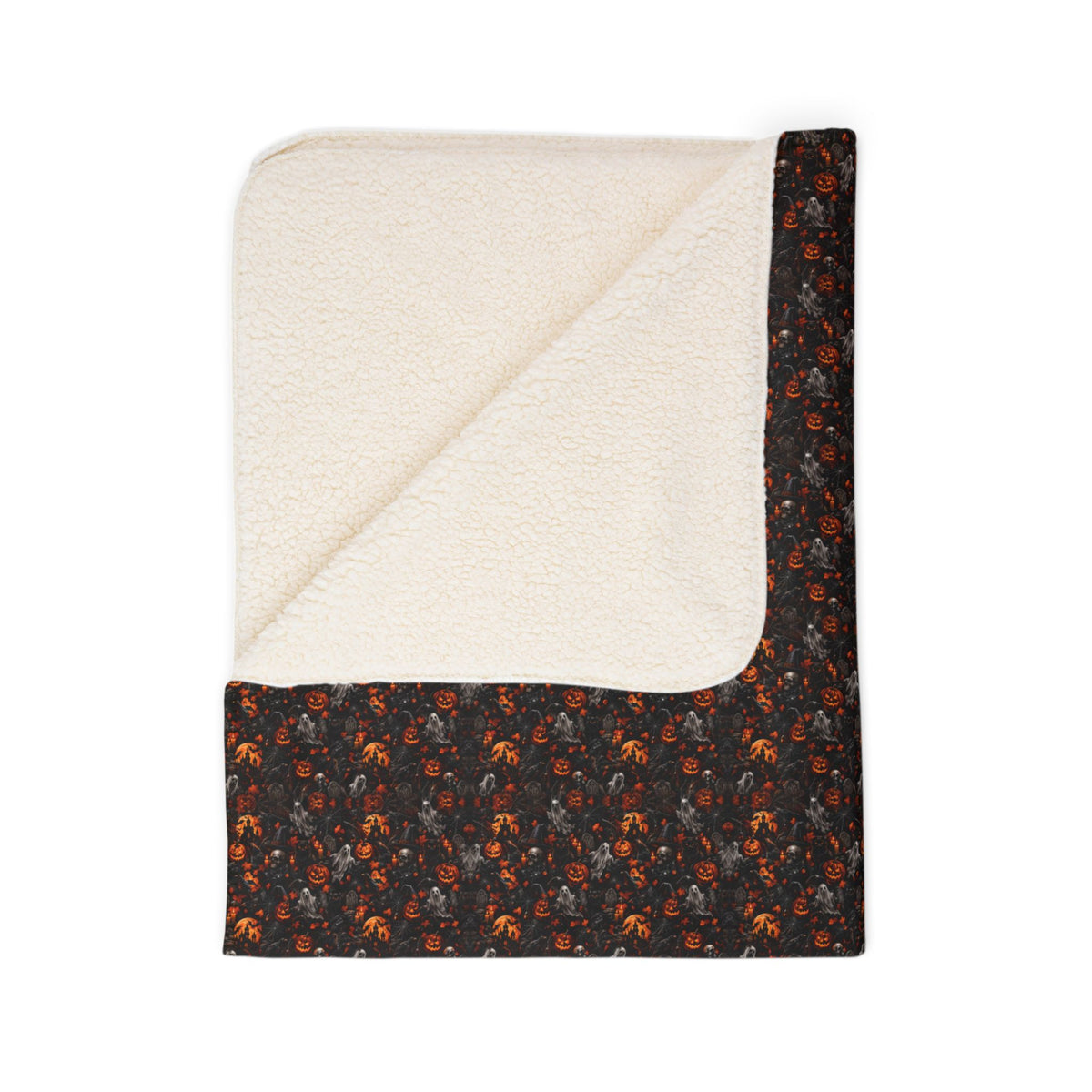 Halloween Fleece Sherpa Blanket