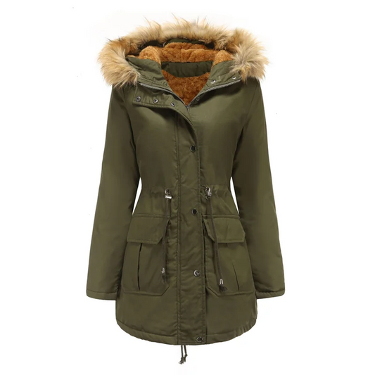 Long Slim Fleece Parka