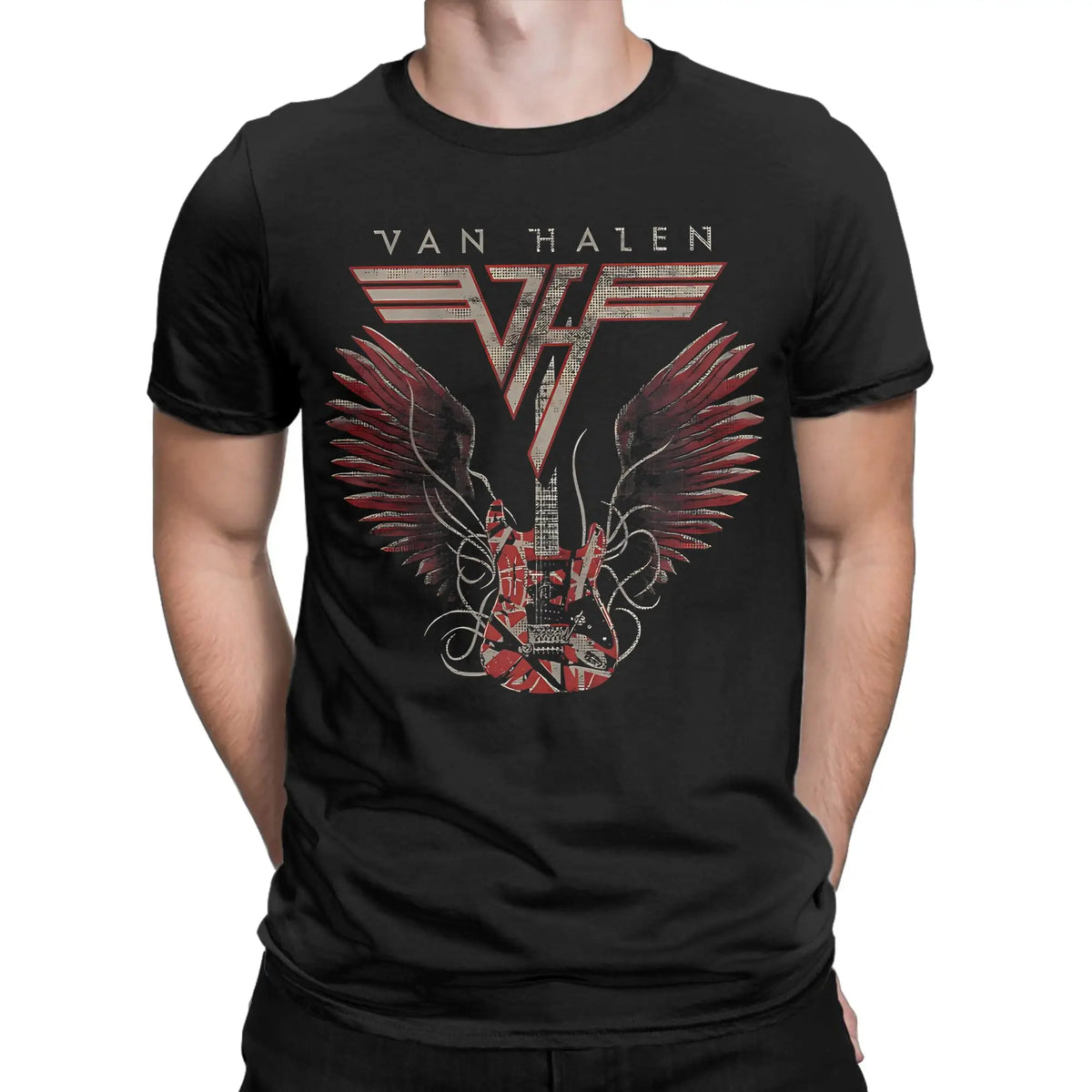 Men's T Shirt Van Halen Hard Rock Band T-Shirts