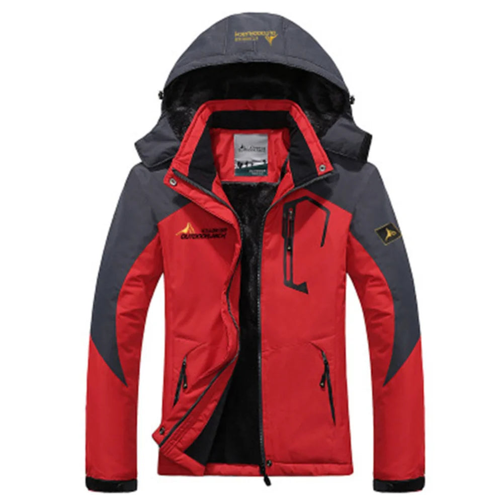 Winter Parka Men Windbreak Plus Thick Warm Windproof Fur
