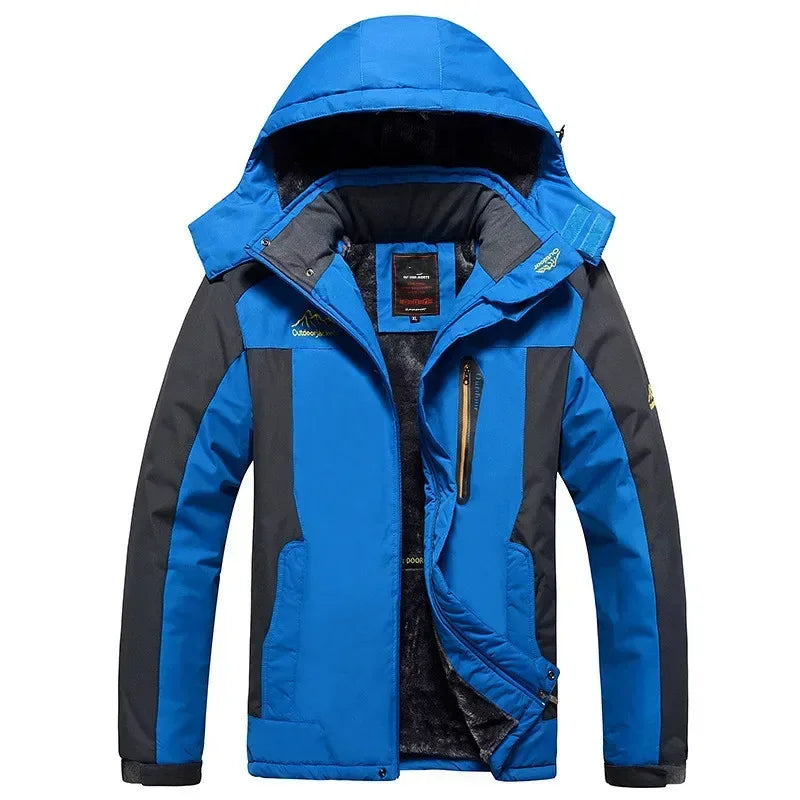 Mens Winter Waterproof Hooded Parka Coat