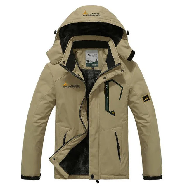 Winter Parka Men Windbreak Plus Thick Warm Windproof Fur