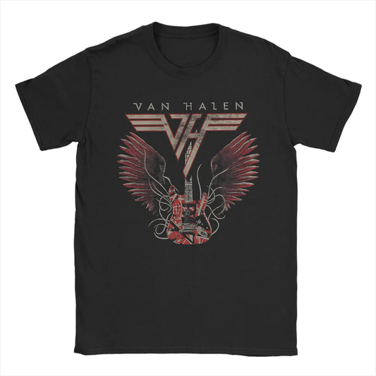 Men's T Shirt Van Halen Hard Rock Band T-Shirts