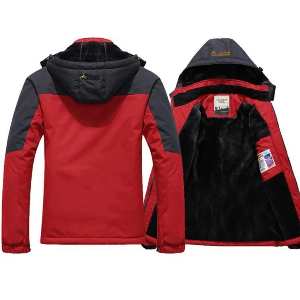 Winter Parka Men Windbreak Plus Thick Warm Windproof Fur
