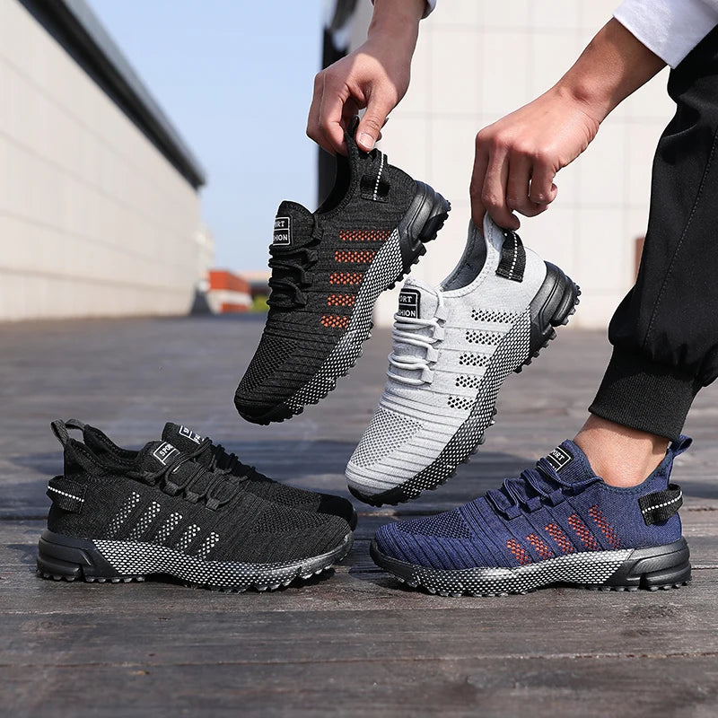 Men Casual Sneakers Mesh Lightweight Breathable