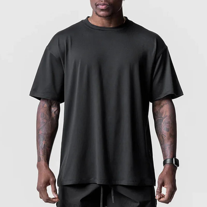 Men's Oversized Gym Short Sleeve Tshirt