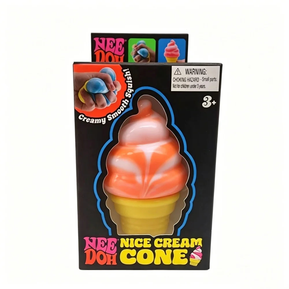 New  Needoh Ice Cream Sensory , Squeeze Toy Stress Relief Blocks, Stress Reduction, Puzzle Solving Emotional Regulation