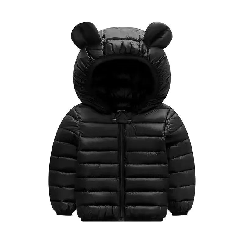 Dinosaur Coats Kids Girls Boys Hooded Lightweight Jacket Autumn Winter Warm Baby Cartoon Christmas Outerwear For 0-5 Years