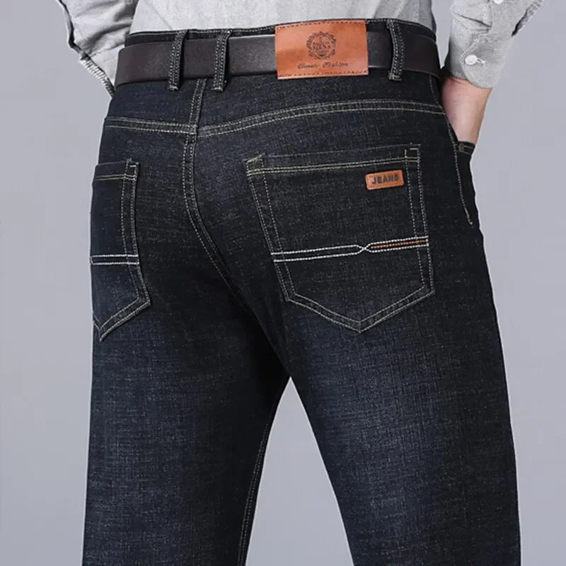 Men Jeans New Stretch Slim Fit Pants