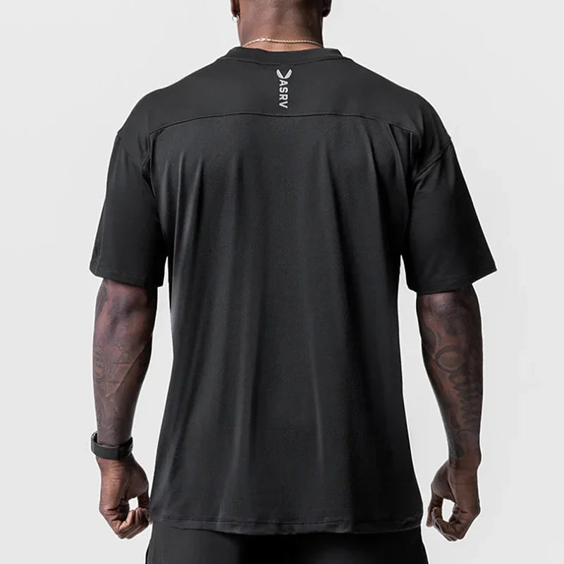 Men's Oversized Gym Short Sleeve Tshirt