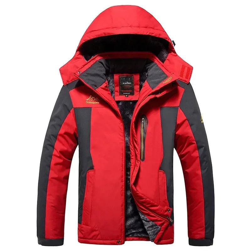 Mens Winter Waterproof Hooded Parka Coat
