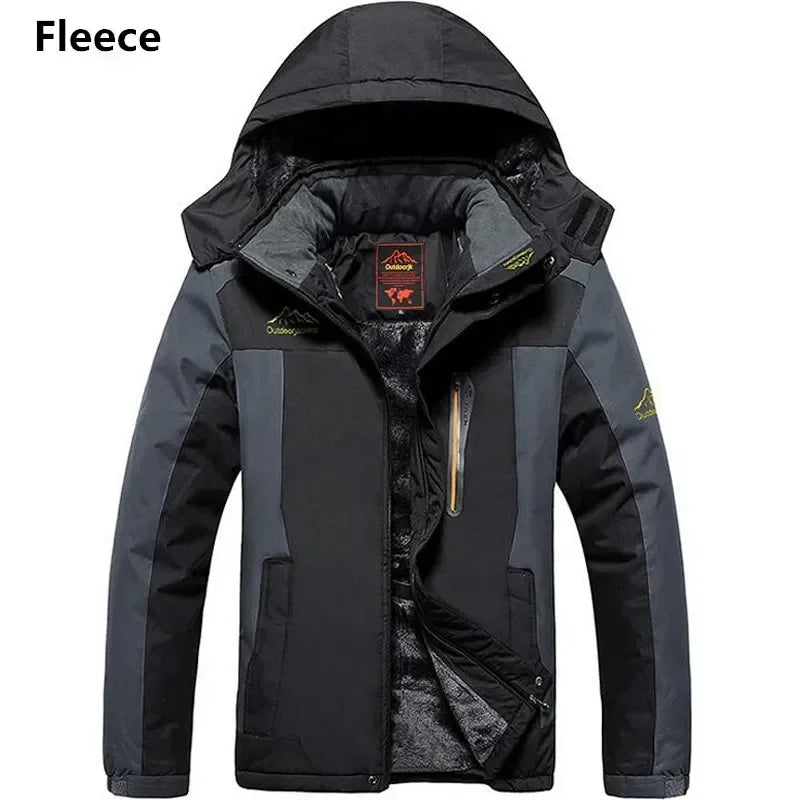 Mens Winter Waterproof Hooded Parka Coat