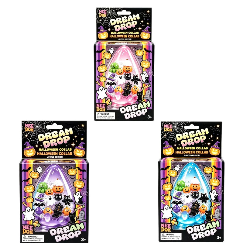 NeeDoh Halloween Christmas Gifts  Such As Spiders and Pumpkins. Sensory Toys for Relieving Stress. Soft Decompression Toys