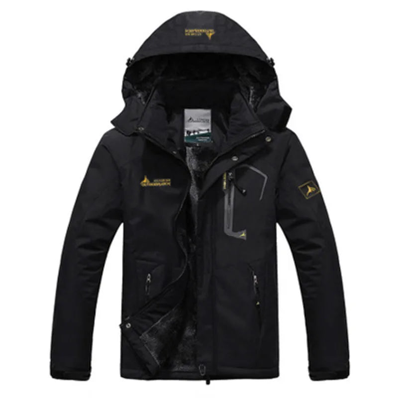 Winter Parka Men Windbreak Plus Thick Warm Windproof Fur