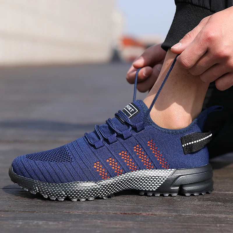 Men Casual Sneakers Mesh Lightweight Breathable