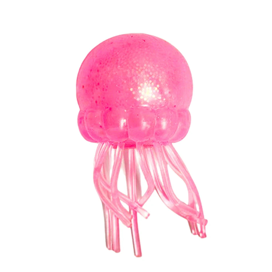 Glitter Octopus Squishy Glitter Jellyfish Squishy with Box Dumplings Sensory Squeeze Toy for Stress Relief wholesale