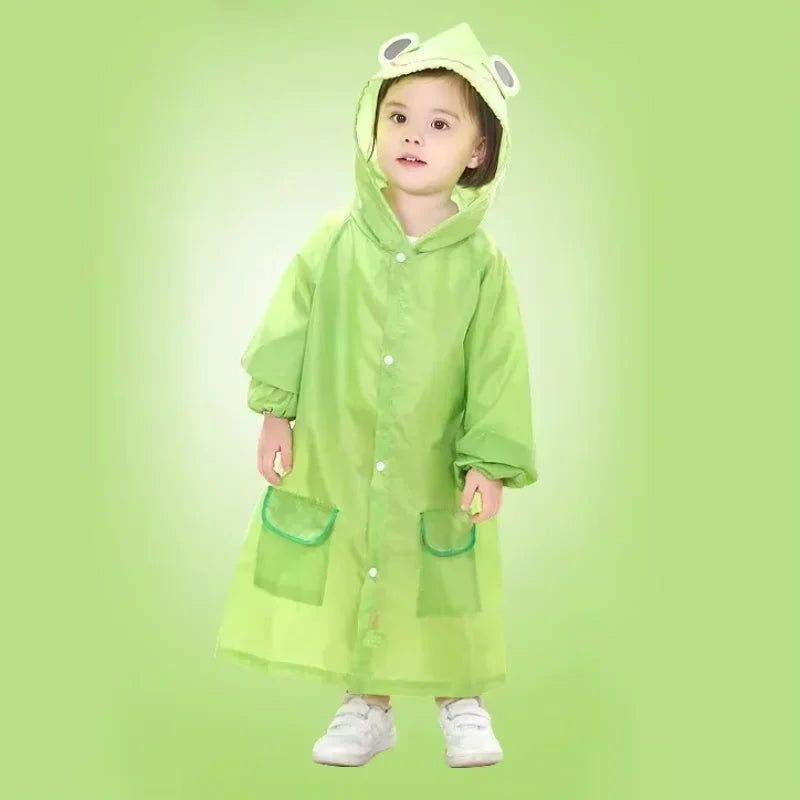 Kids Raincoat Cartoon Animal Style Outdoor Waterproof Kids Raincoat Boys Girls Rainwear Baby Raincoat Children Rain Poncho