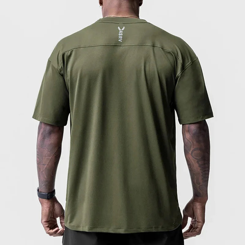 Men's Oversized Gym Short Sleeve Tshirt