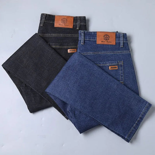 Men Jeans New Stretch Slim Fit Pants