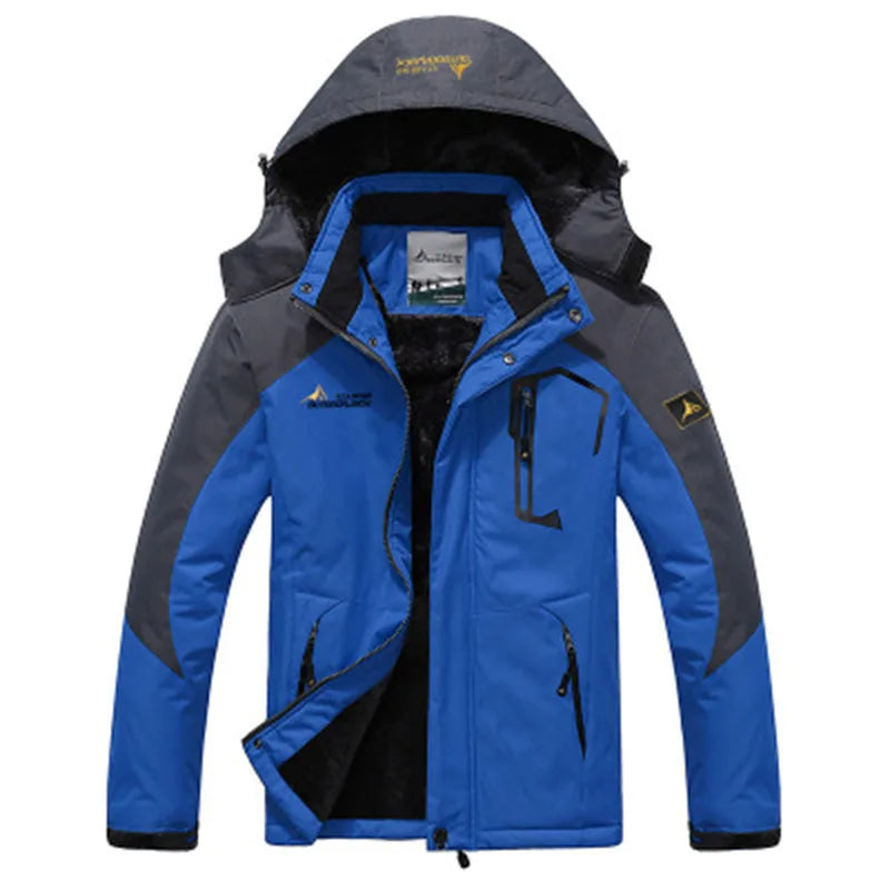 Winter Parka Men Windbreak Plus Thick Warm Windproof Fur