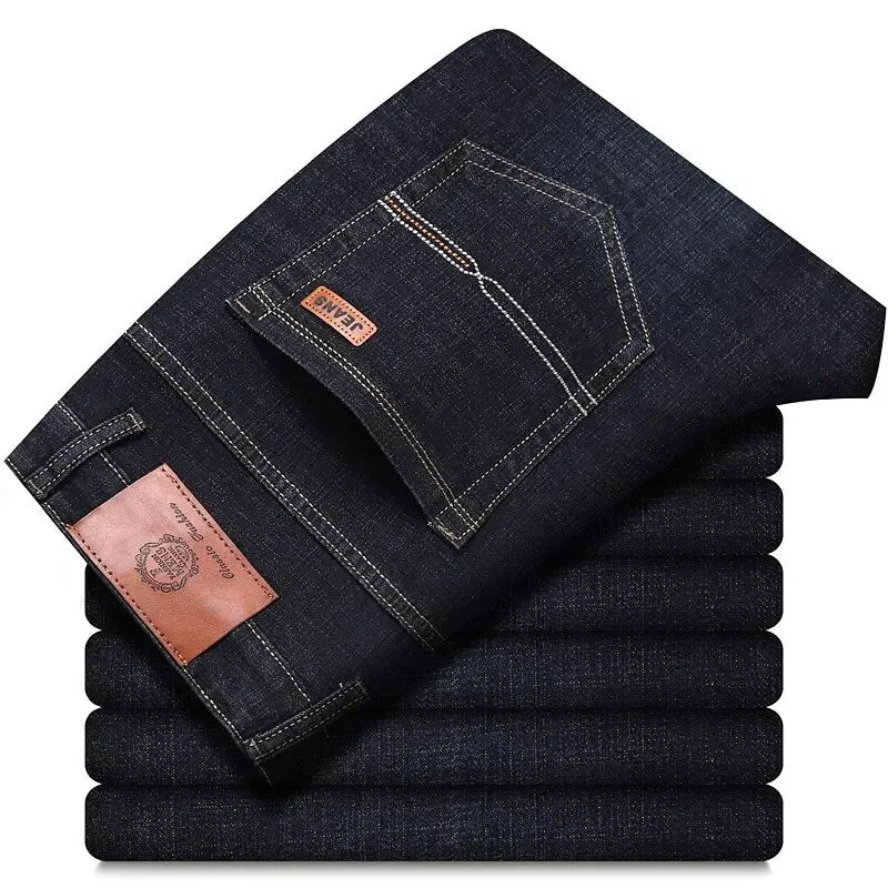 Men Jeans New Stretch Slim Fit Pants