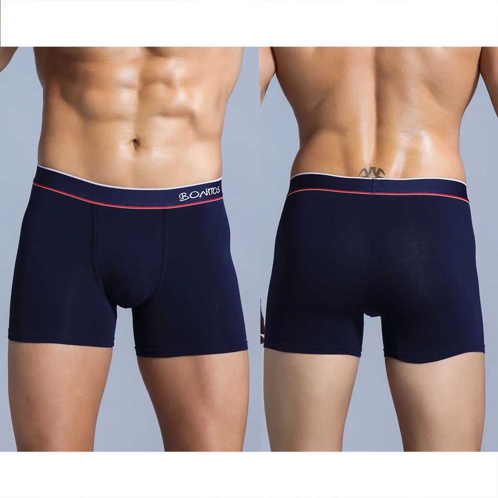 4pcs Cotton Boxer Shorts Soft Men's