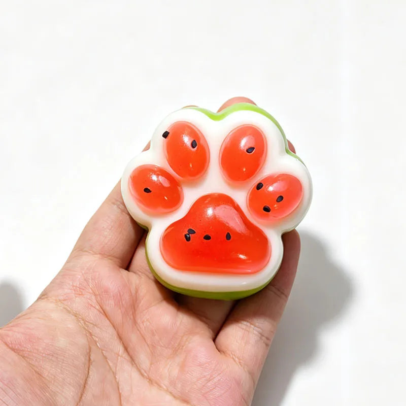 TABA Squishy Cat Paw Squeeze Toys Slow Rising Stress Relief Calming Down Sensory ADHD Anxiety Kawaii Stuff Classroom Prizes