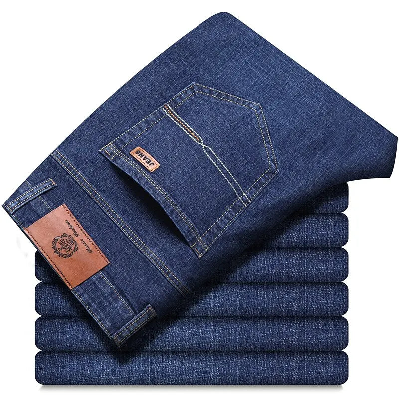 Men Jeans New Stretch Slim Fit Pants