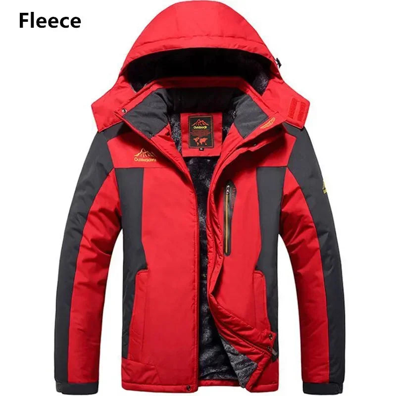 Mens Winter Waterproof Hooded Parka Coat
