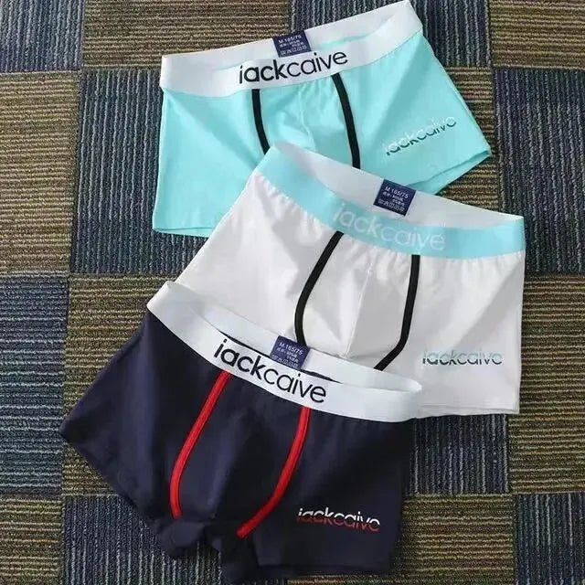 3Pcs Male Panties Cotton Men's Underwear Boxers Breathable  M-3XL