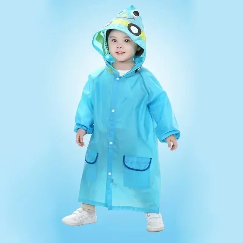 Kids Raincoat Cartoon Animal Style Outdoor Waterproof Kids Raincoat Boys Girls Rainwear Baby Raincoat Children Rain Poncho