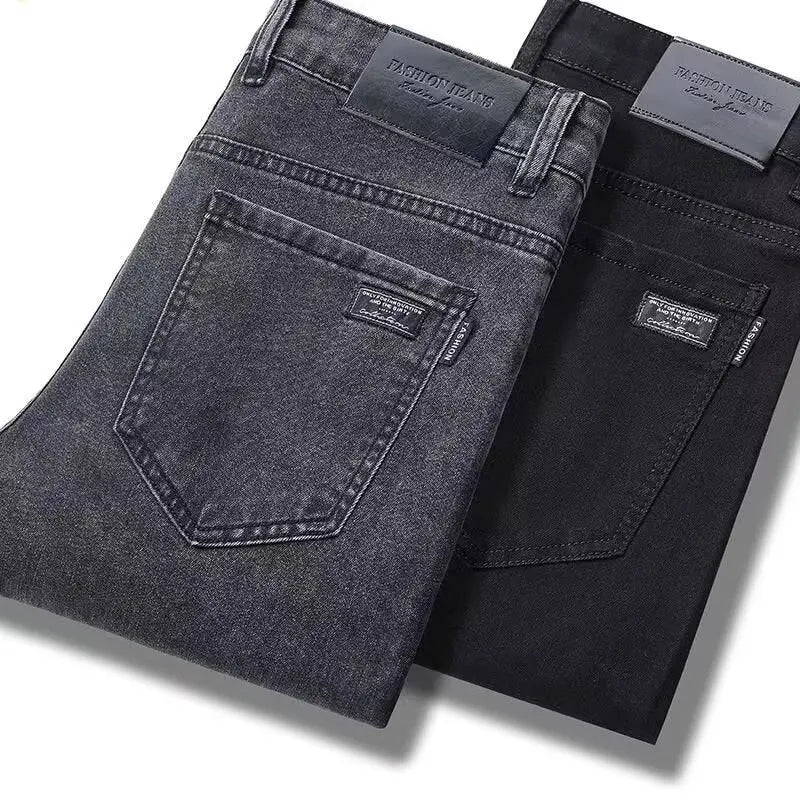 Men's Casual Work Jeans Straight Leg